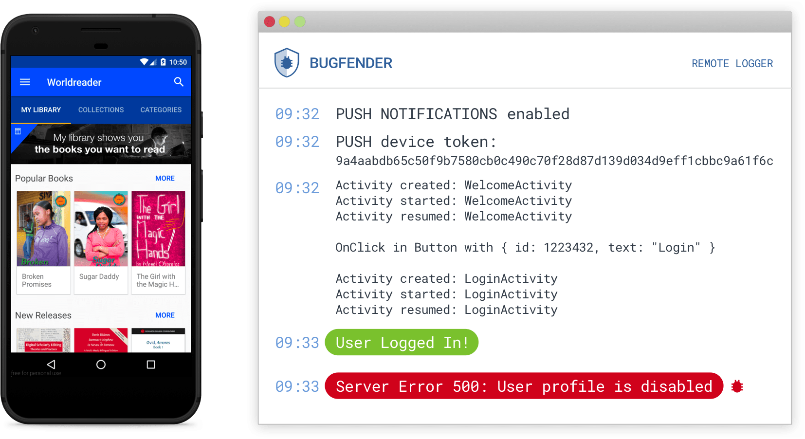 Bugfender for Android